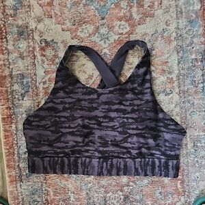 Fabletics Animal Print Sports Bra XL